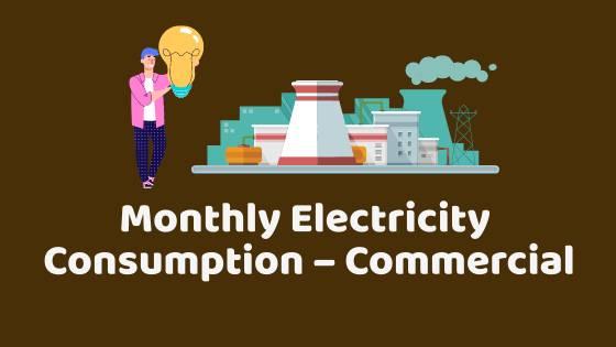 Monthly Electricity Consumption commercial