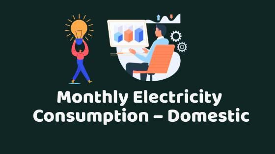 Monthly Electricity Consumption Domestic