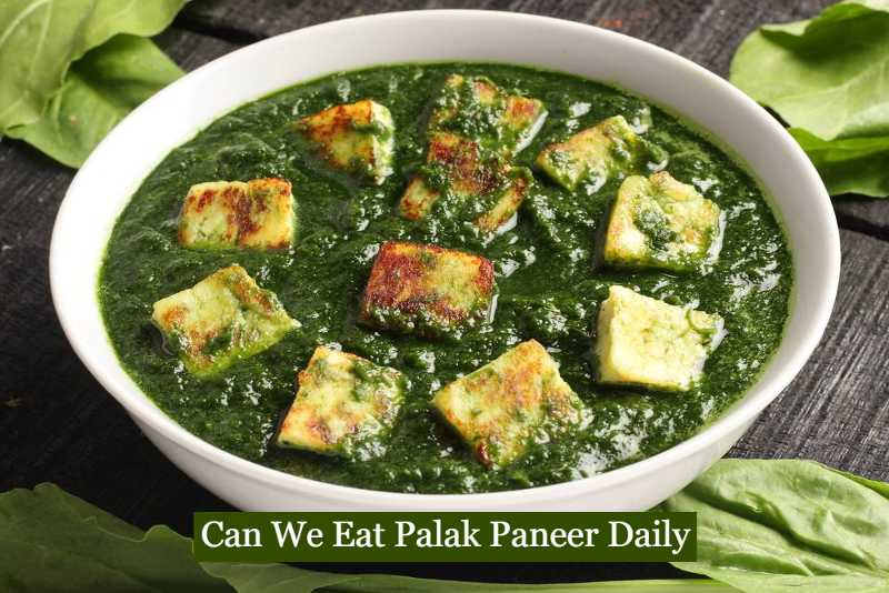 Can We Eat Palak Paneer Daily