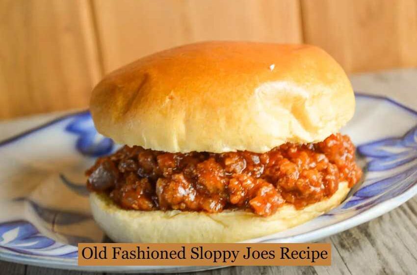 Old Fashioned Sloppy Joes Recipe