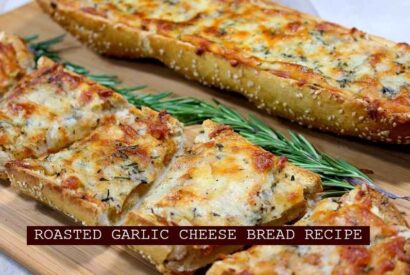 Thumbnail for Roasted Garlic Cheese Bread Recipe